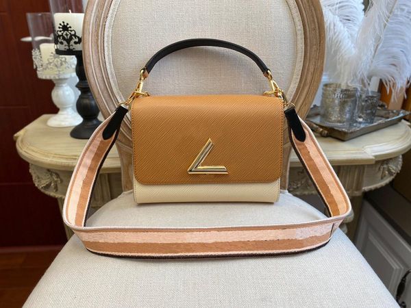 

women luxurys designers bag sell women's genuine leather v lock flap handbag black pochette twist shoulder bag lady crossbody handbags