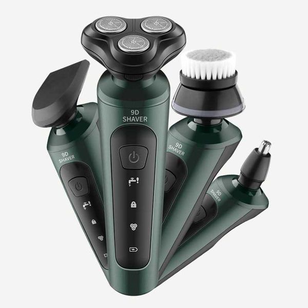 

9d electric shaver men's razor beard trimmer shaver set 3 blades portable rechargeable washable multifunctional car usb shaver p0817