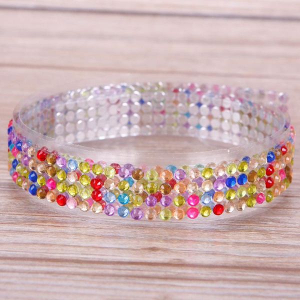 

fashion home party decorative self-adhesive acrylic rhinestones stick on scrapbooking craft tape sticker #242483 gift wrap