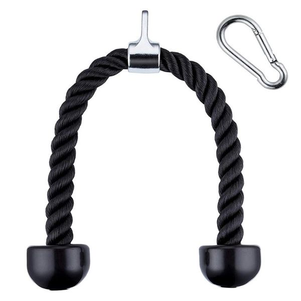 

resistance bands tricep rope cable attachment exercise machine attachments pulley system gym pull down with carabiner
