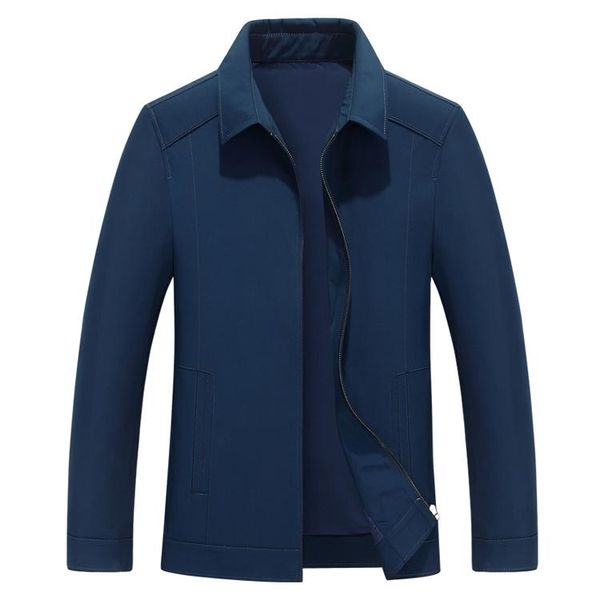 

men's jackets 1803 spring and autumn man jacket father coat thin middle-aged 40-year-old clothing, Black;brown