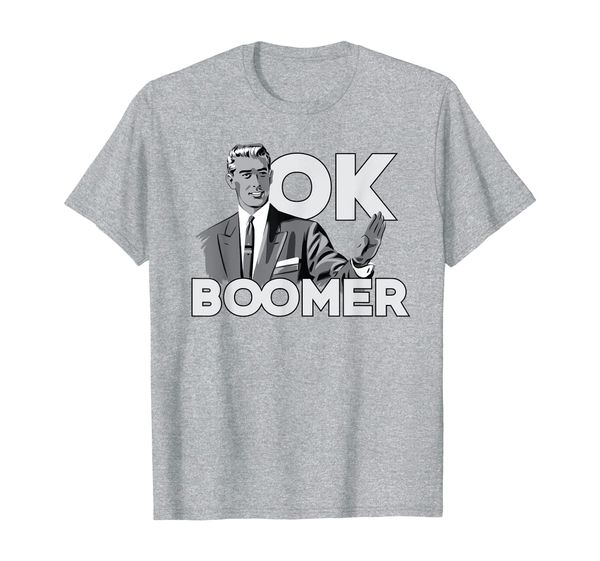 

ok boomer funny correction guy meme t-shirt, White;black