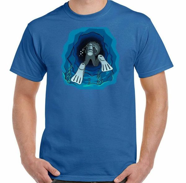 

diving tshirt diver diving deep sea equipment kit snorkel flippers top, White;black