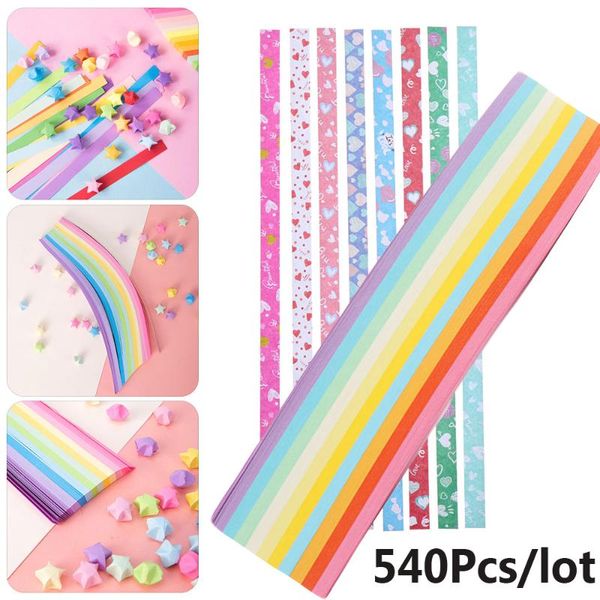

other arts and crafts kids pressure relief home decor candy colors mix-color diy paper strips folding star scrapbooking origami