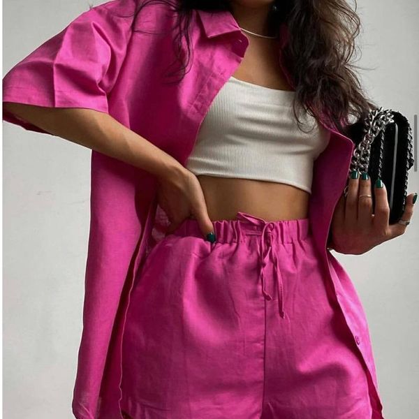 

women's tracksuits fashion two pieces women short sets half sleeve loose elastic strip shorts 2021 daily casual sports, Gray