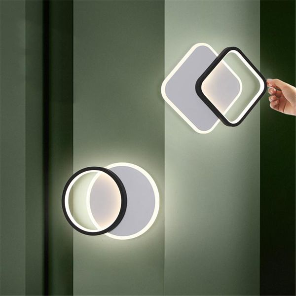 

wall lamp 12w 24w led indoor bedroom bedside living room tv background light aisle balcony acrylic lighting