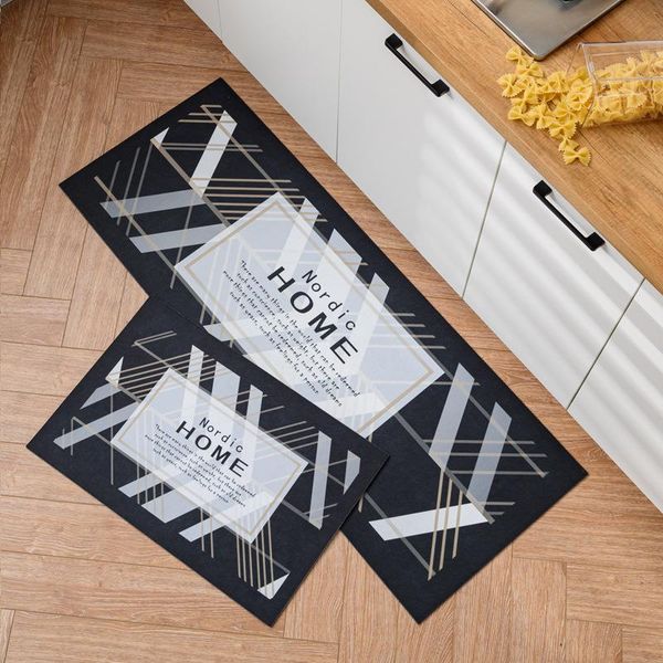 

cushion/decorative pillow nordic pvc kitchen mat bath floor oil-proof waterproof carpet doormat long carpets bedroom door mats rugs
