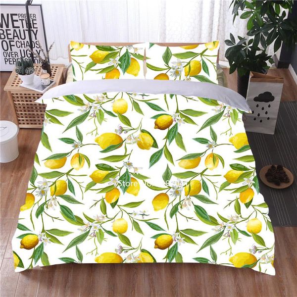 

bedding sets 2-3 fresh yellow set multi-style deluxe down duvet covered pillow cover home textile  king full size