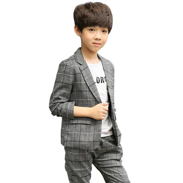 

suits dollplus boy blazers kids children 2021 spring boys formal long sleeve for weddings fashion suit, Black