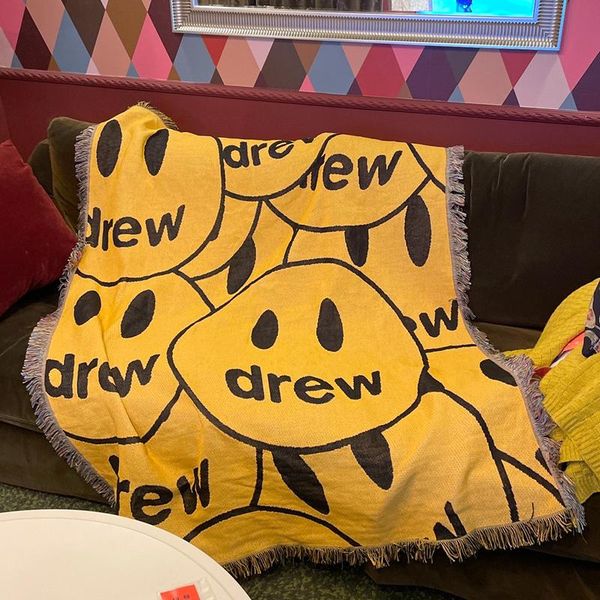 

blankets sofa blanket personality trend knitting leisure net red towel home stay wall decoration tapestry nap cover