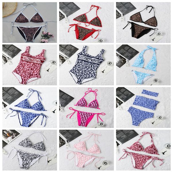 

bikini set swimsuit woman high waist swimwear push up bathing suit bare neck hung back girl swimming for women