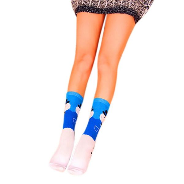 

sports socks christmas holiday cotton knit crew for girls novelty gifts, Black