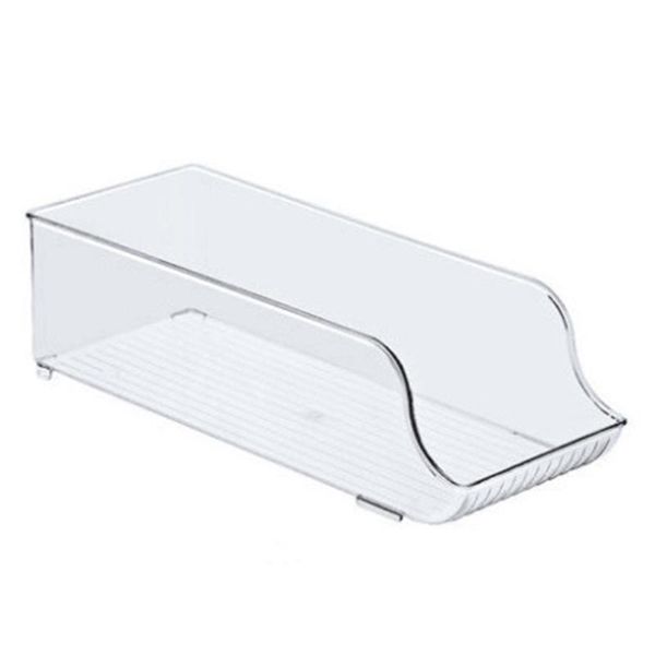 

refrigerator organizer bins stackable fridge organizers storage box with cutout handles for er cabinets ow bottles & jars