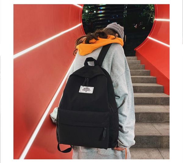 

backpack pb3078 2021 male high school student vintage schoolbag