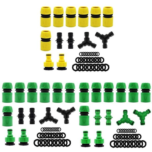 

watering equipments h58b hose tap connection set garden connector kit for pipe connecting with y splitter rubber seals