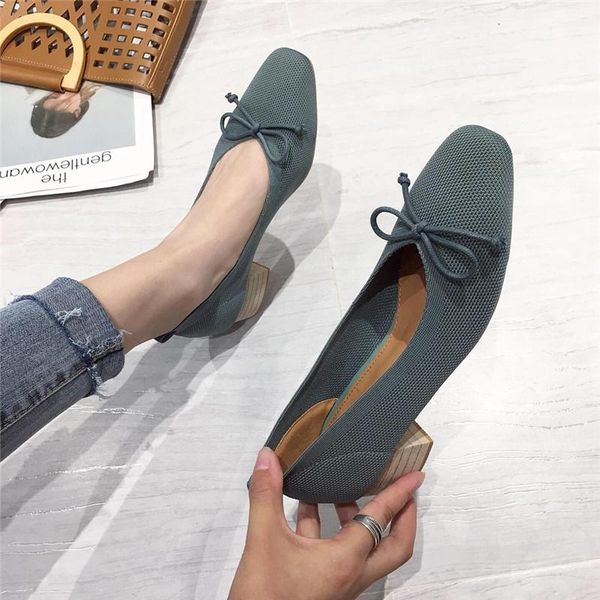 

dress shoes maggie's walker women's spring knitted pointed-toe high-heeled wedges breathable weaved mixed-color high-heels size 35, Black