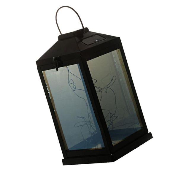 

portable lanterns solar decorative lantern outdoor waterproof lamp hanging garden light for balcony corridor (medium)