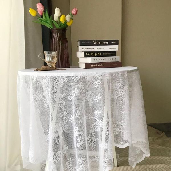 

table cloth romantic lace tablecloth girl heart white picnic mesh curtain po background