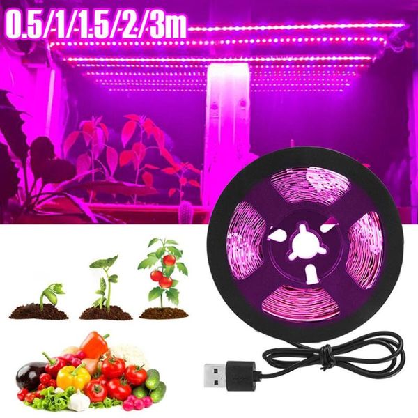 

grow light strip full spectrum waterproof 60 leds/meter for indoor plants lights