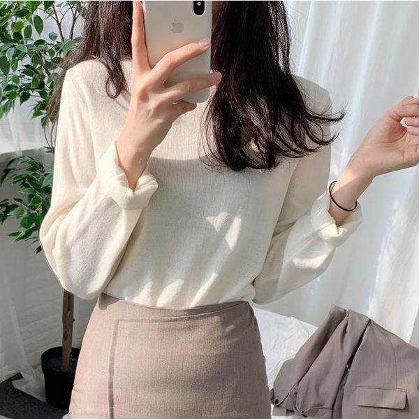

women's sweaters korean fashion women chic soft sweater fall 2021 pullover long sleeve thin winter knitwear sueter mujer, White;black