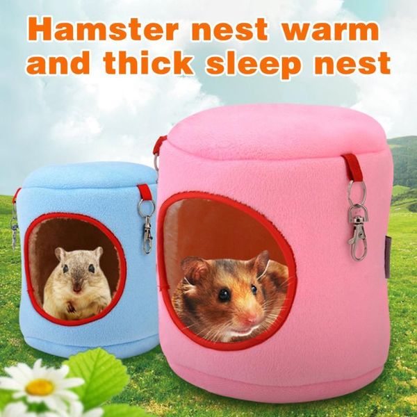 

small animal supplies pet cute soft hanging bed little rat warm hammock squirrel winter toys hamster cage house nest