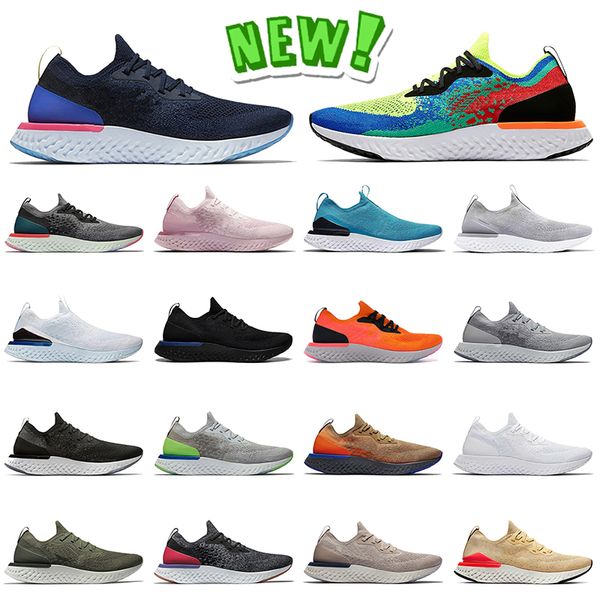 

wholesale new epic fly knit v1 v2 running shoes belgium pink lake blue white light grey black orange brownish yellow club gold olive mens wo