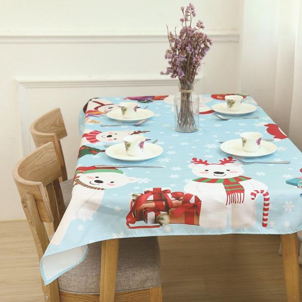 

table cloth christmas tablecloth household modern decorative dirt-resistant, skid-proof and waterproof