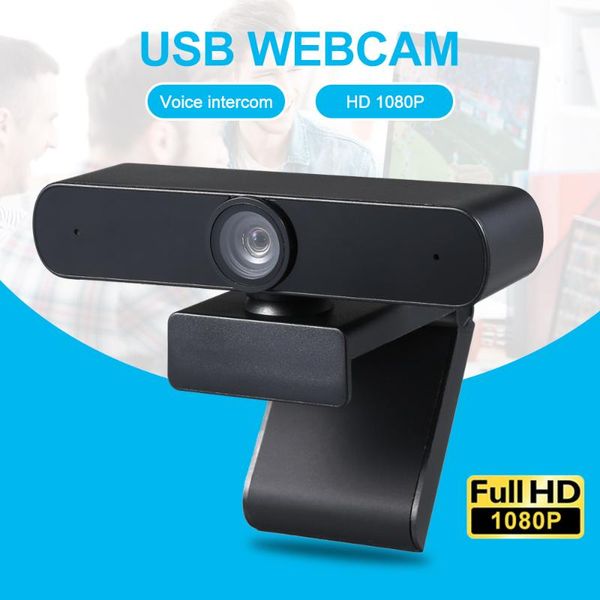 

webcams webcam with microphone deskor lapwidescreen for video calling and recording black 1080p