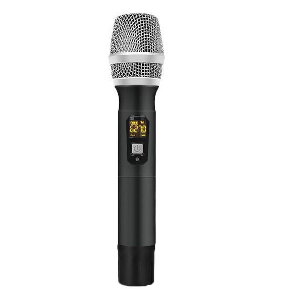 

channel handheld wireless microphone with mini receiver 1/4 inch output for stage/karaoke/church/party/business meeting microphones