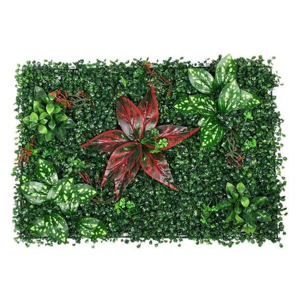

decorative flowers & wreaths 40x60cm artificial privacy fence greenery plant wall backdrop for balcony garden simulation decoration