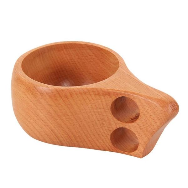 

mugs outdoor portable wooden ancient kuksa coffee tea milk breakfast drinking mug cup