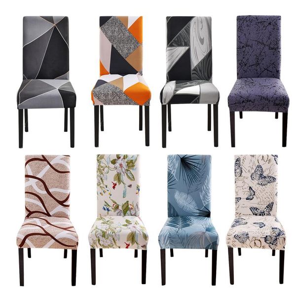 

chair covers stretch removable washable dining protector cover seat slipcover for room,ceremony,banquet wedding party 1pc