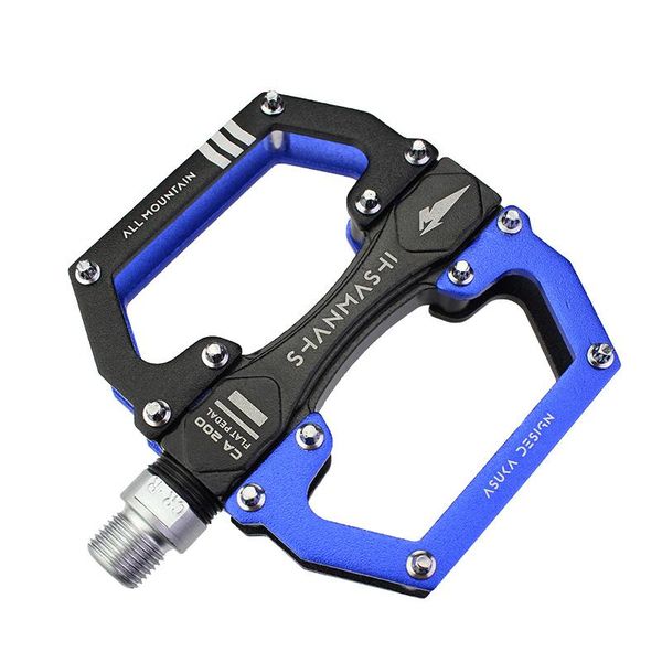 

bike pedals antiskid folding bicycle pedal aluminum bearing ultralight platform colorful mountain bicicleta bmx parts ed50bp