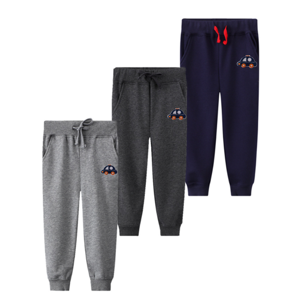 

trousers jumping meters 3-8t children's sweatpants drawstring cars embroidery kids boys autumn winter toddler pants, Blue