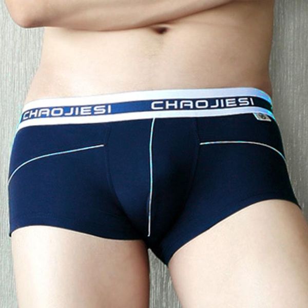 

underpants brand men's boxer u convex pouch shorts men cotton bottom soft panties seamless underpant male breathbale underwear, Black;white
