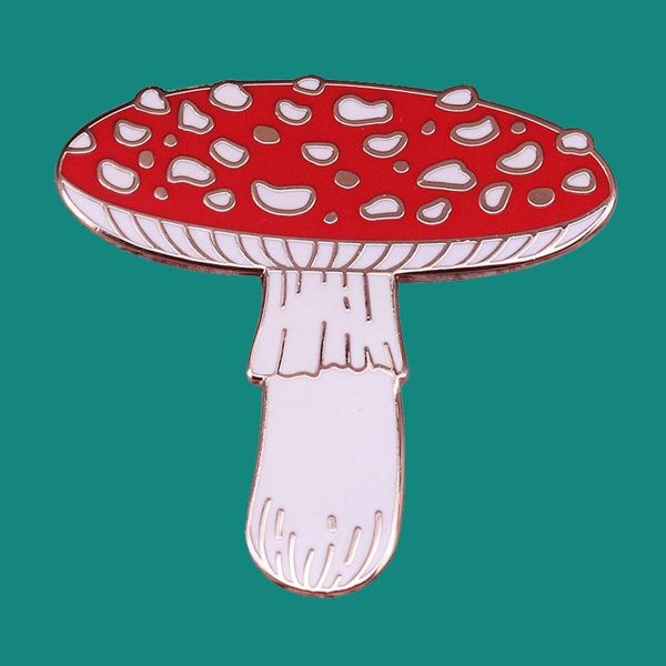 

pins, brooches creativity mushroom enamel pins brooch collecting alloy lapel badges men women fashion jewelry gifts adorn backpack collar ha, Gray
