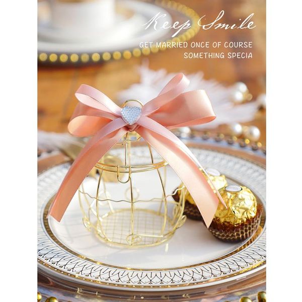 

gift wrap 20pcs creative candy box love drill birdcage metal bags wedding favor baby shower packaging chocolate party supplies