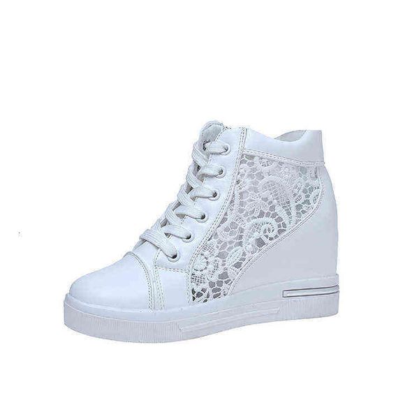 

2021 autumn mh sneakers casual heightening versatile small white sho women's
