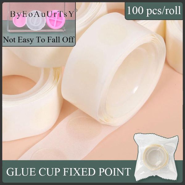 

false eyelashes 100pcs tablets super sticky non-mark double-sided adhesive glue wall hangings balloon stickers dots household tapes