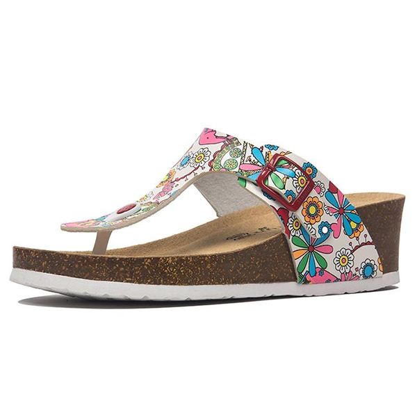 

casual soft cork wedge slippers women summer beach slide sandals flip flops high heels comfort ladies girls house outside shoes, Black