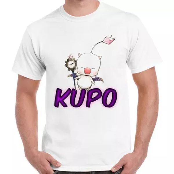 

moogle kupo final fantasy anime cool gift retro t shirt 2325, White;black