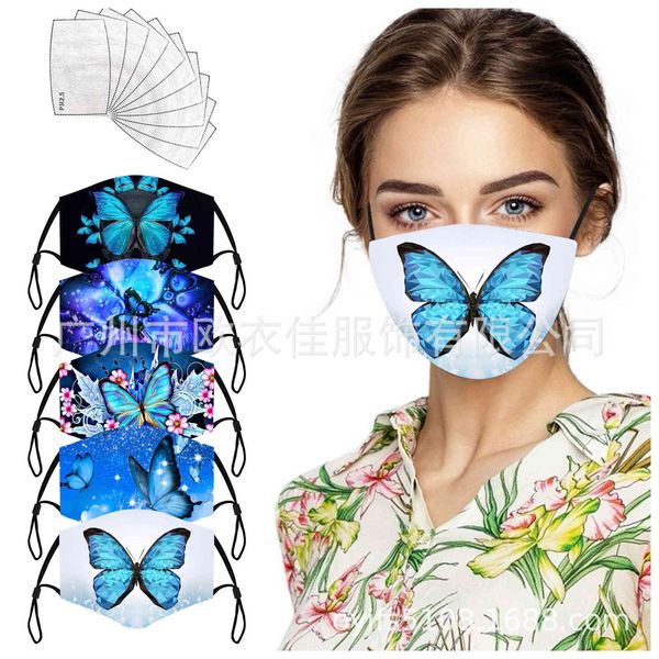 

spring 2021 digital printing disposable filter non- dust mask