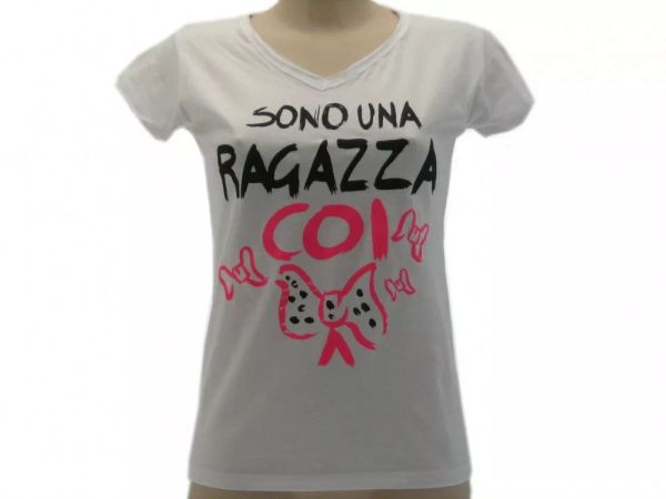 

t shirt only words woman basic are a girl with bows, White;black