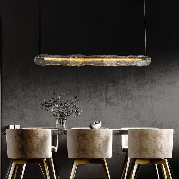 

pendant lamps modern led stone industrial lamp deco maison luminaria pendente chandelier commercial lighting dining room living
