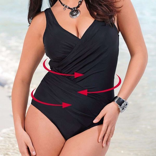 

the bikini bikini girl one big size swimsuit, White;black