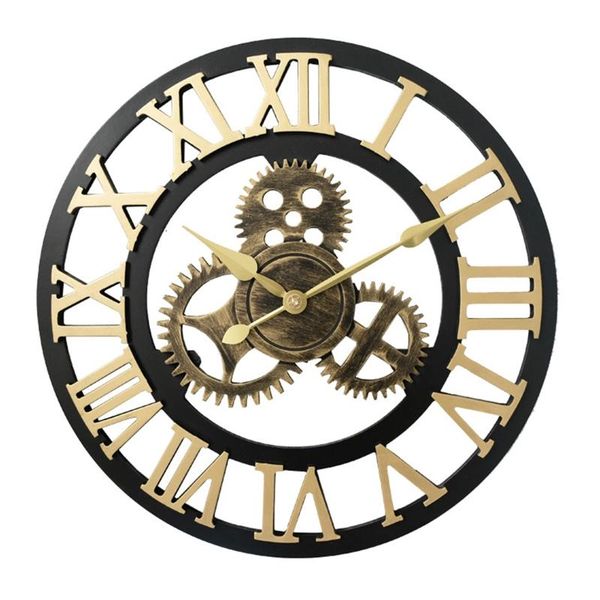 

wall clocks 594c 40/50cm vintage silent clock arabic roman numeral pendulum decor