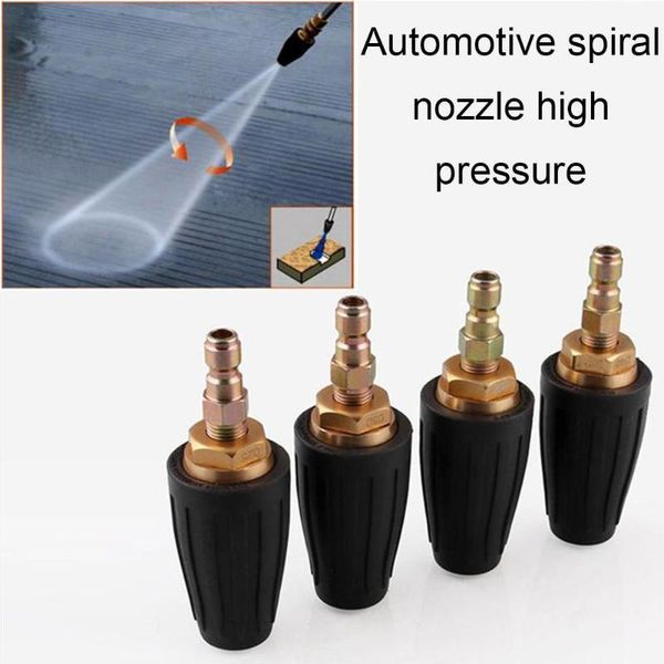 

water gun & snow foam lance automotive nozzle high pressure 3600psi rotating turbine dirt blaster black connector color x4k1