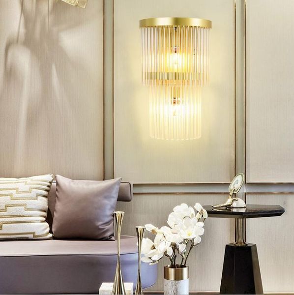 

wall lamp living room bedroom bedside personality creativity background corridor postmodern simple crystal