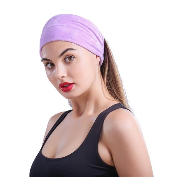 

1pcs coral fleece sports headband hair band turban yoga accessories women darlingym bands