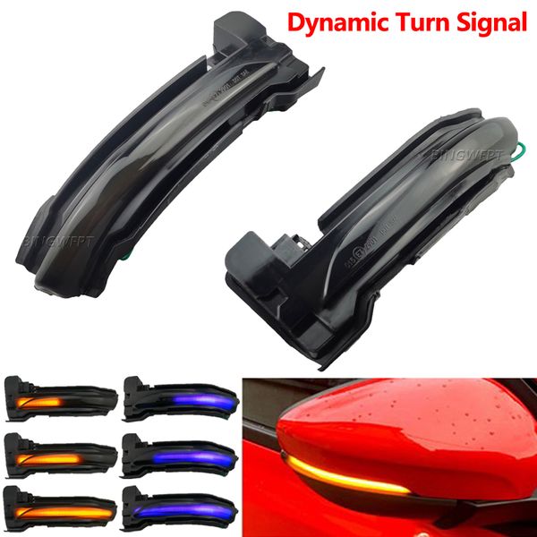 

for ford focus mk4 ab bj 2019-2020 rearview mirror streamer lights led side wing dynamic turn signal light sequential indicator